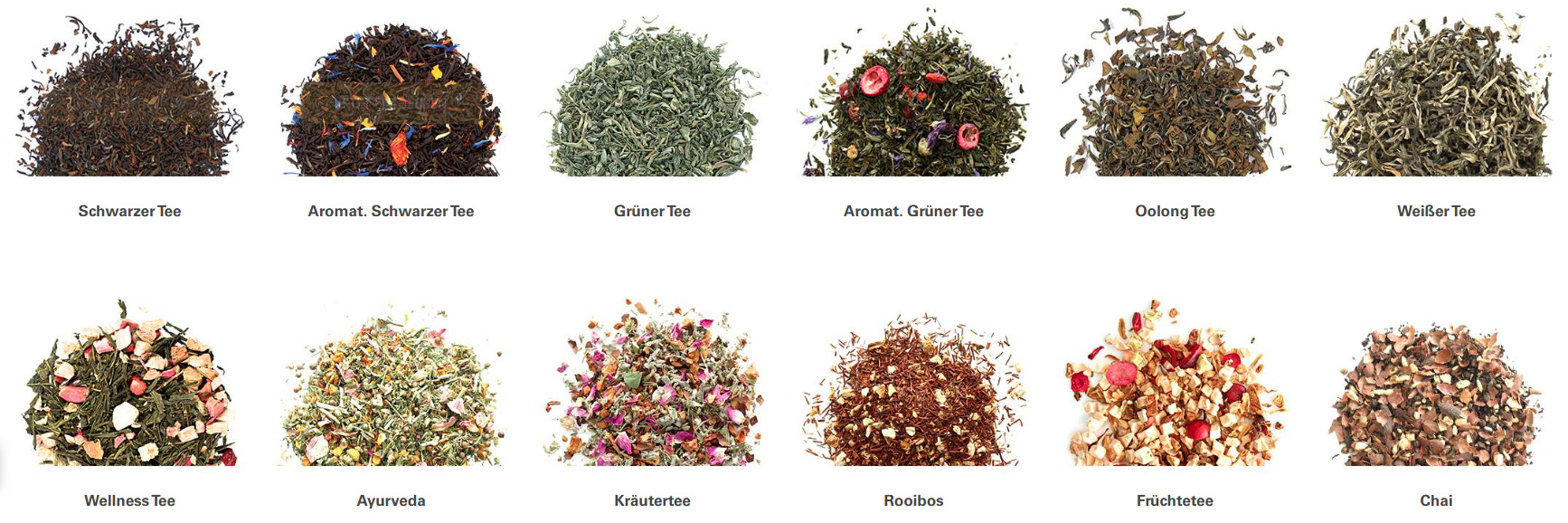 80種類以上様々な茶葉を販売中